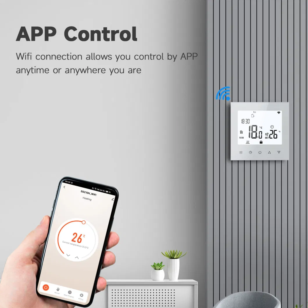 Smart Digital Tuya WiFi Floor Heating Room 16A Thermostat