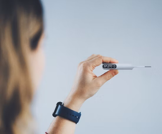 OEM カスタム工場赤外線非接触医療デジタル額ベビー体温計 ISO