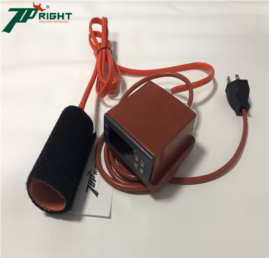 オイルカートリッジ充填ガン用電気シリコーンゴムヒーターブランケット
