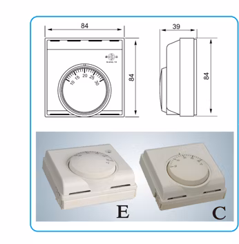 220V 機械式ガスボイラー加熱サーモスタットガスボイラー温度コントローラ温度調節器ルームウォーム