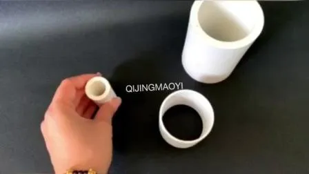 高温炉耐火性コランダム 99% Al2O3 アルミナセラミック加熱管 4mm